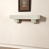 Duluth Forge 60In. Fireplace Shelf Mantel With Corbel Option Included - Antique W DFSM60-AW